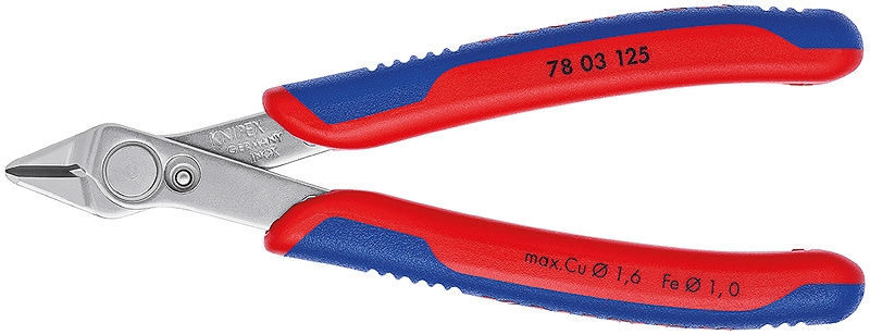 KNIPEX Electronic-Super-Knips 125 mm, INOX
