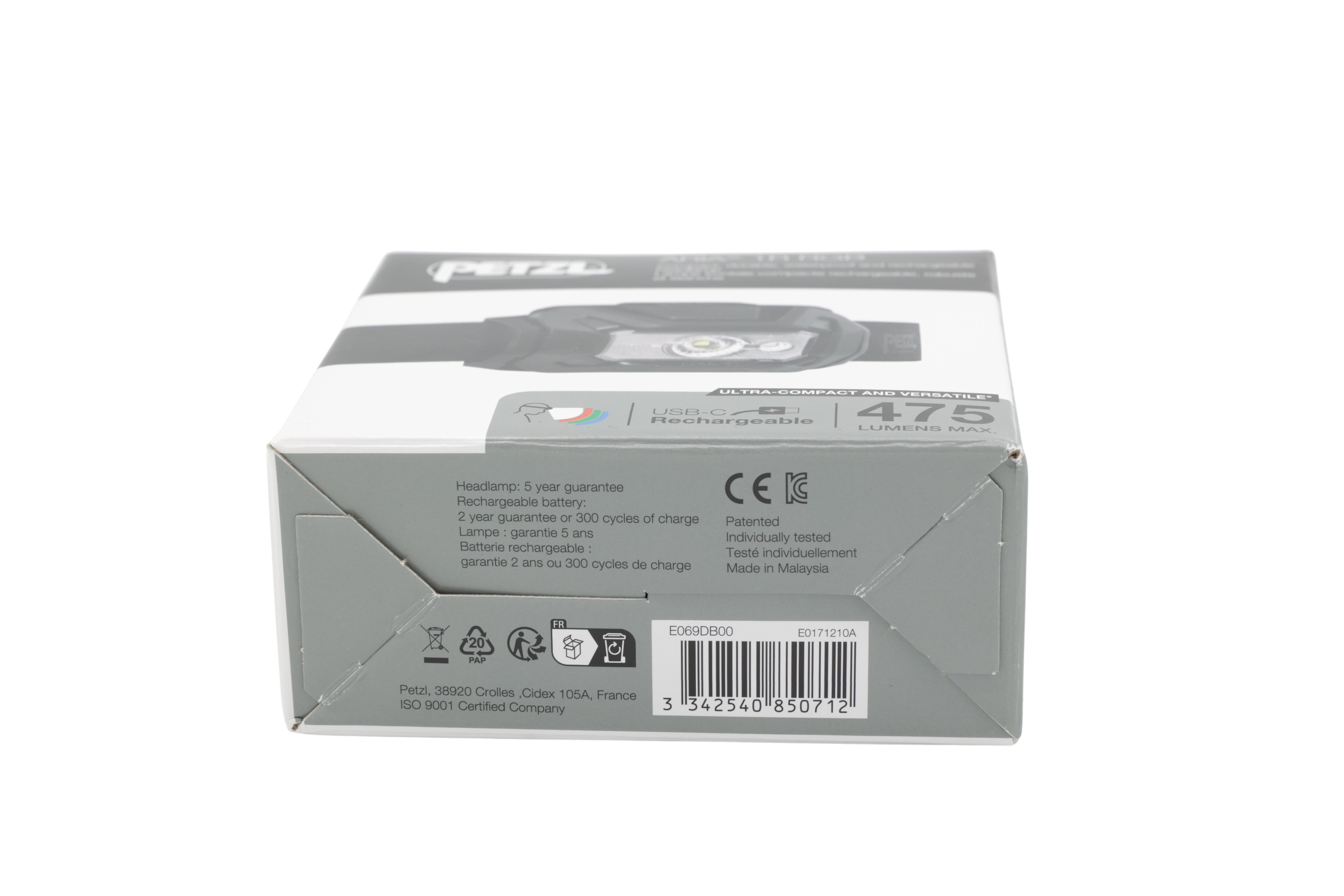 Petzl E069DB00 Forlygte ARIA 1R RGB Sort