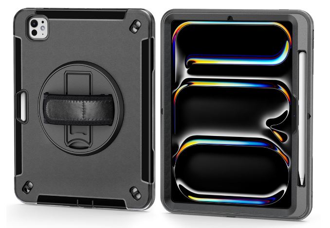 4smarts Rugged Case Grip för Apple iPad Pro 11" (M5, 2025 / M4, 2024)