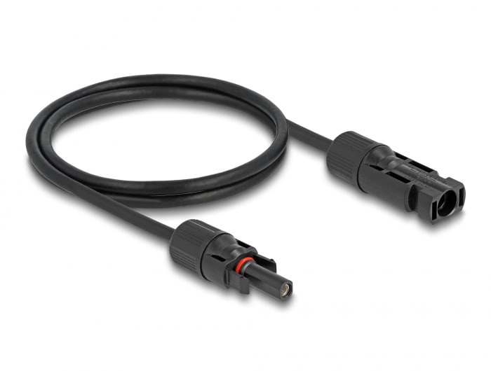 Delock DL4 solarkabel, hane till hona, 1 m