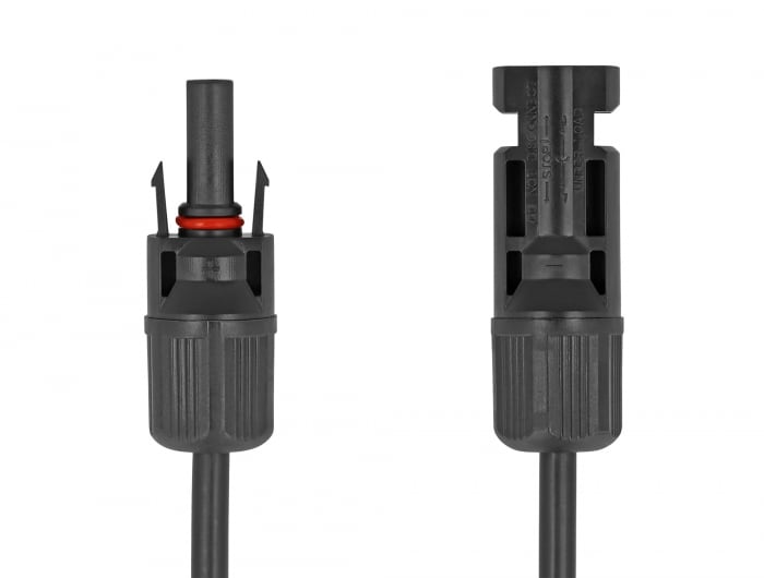 Delock DL4 solarkabel, hane till hona, 1 m
