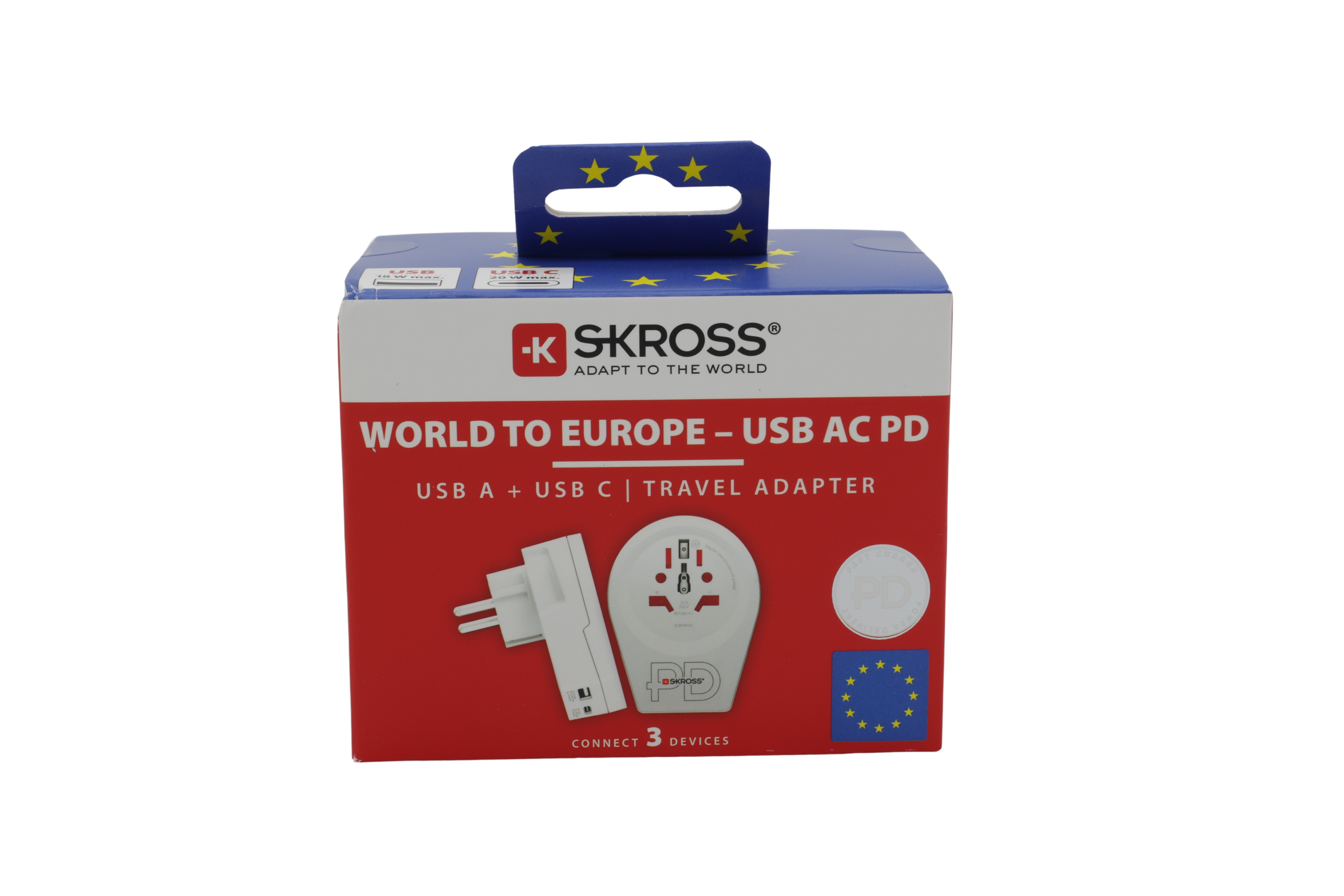 SKROSS World till US USB AC20PD