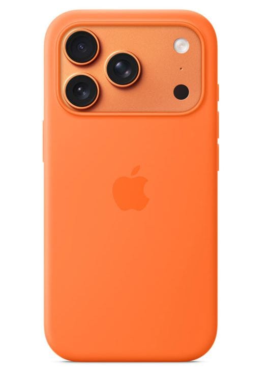 Apple iPhone 17 Pro silikonfodral med MagSafe (orange)