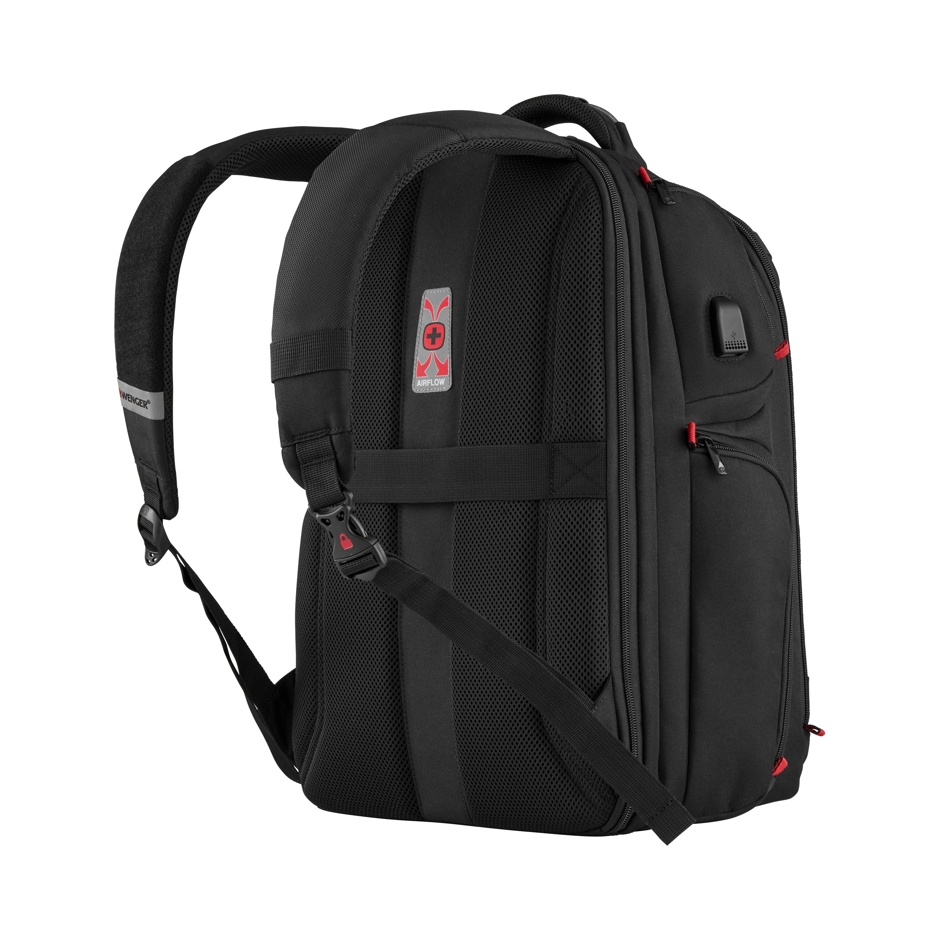 Wenger PlayerOne gaming-laptopryggsäck för 17,3 tum – svart