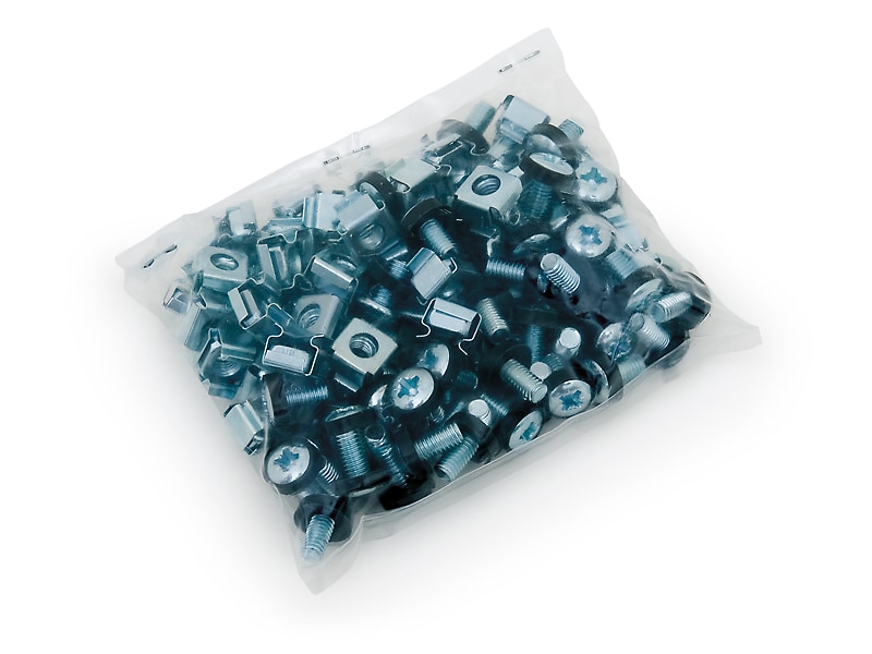 Triton Käfigmutternset – 50x käfigmuttrar, brickor och skruvar, M6x12