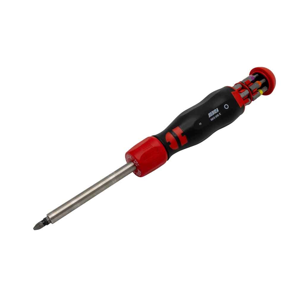 Würth Zebra spärrskaftsskruvmejsel med bitmagasin