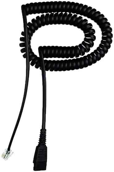 Jabra anslutningskabel QD till RJ10, spiral, 0,5–2 m