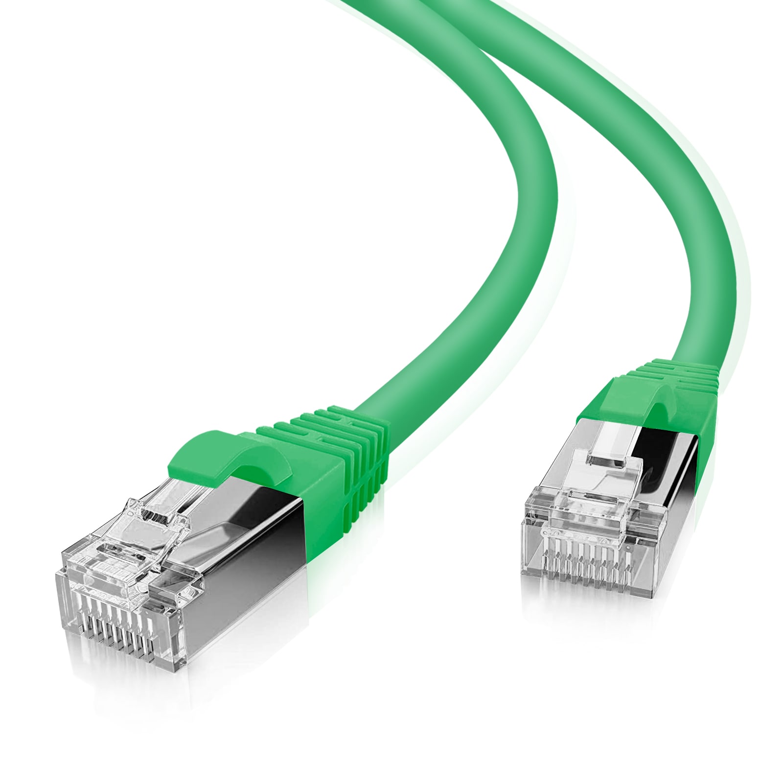 helos Patchkabel Cat 5e SF/UTP RJ45 0,5 m AWG26