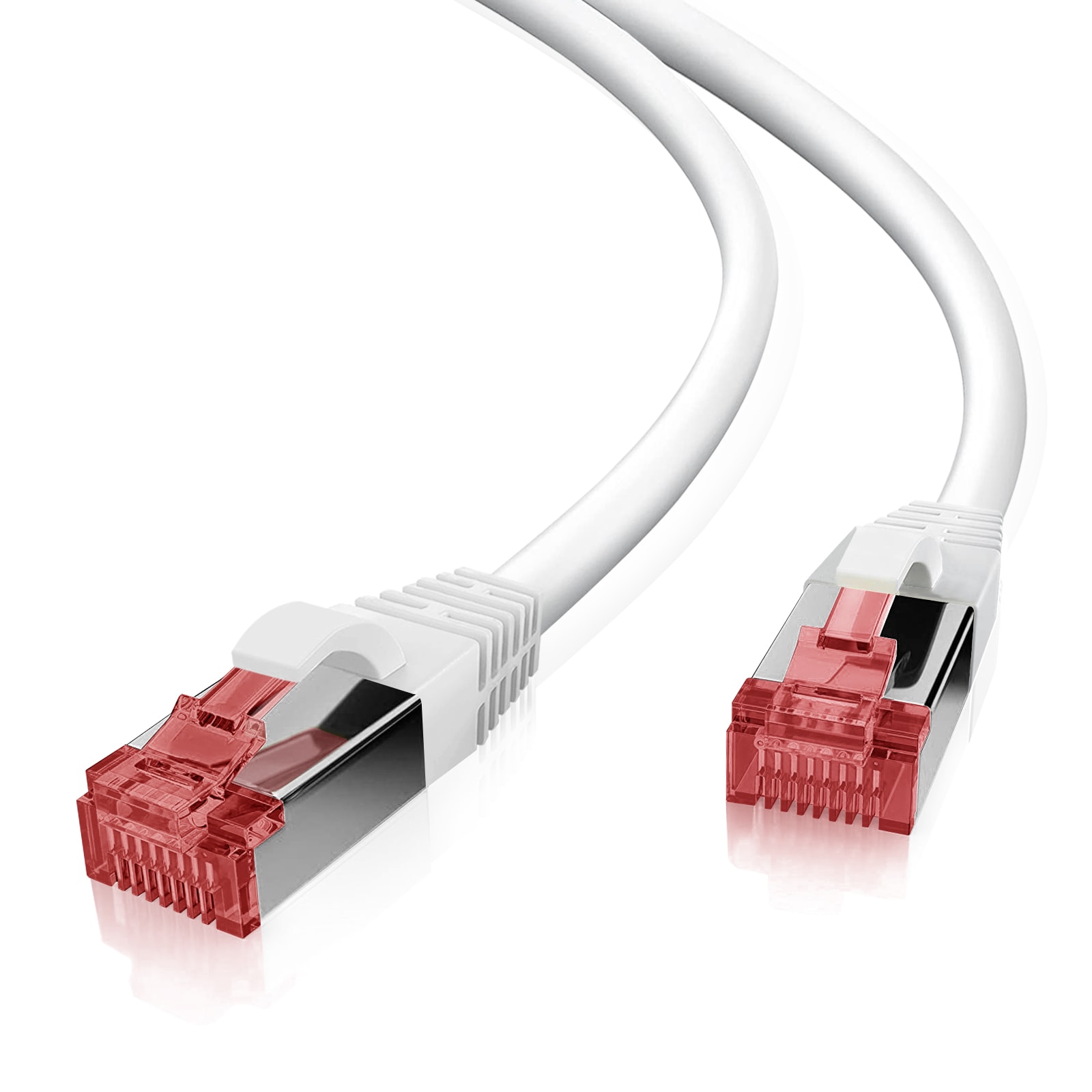 helos Patchkabel Cat 6 S/FTP RJ45 vit 10 m AWG27/7 LSZH GHMT