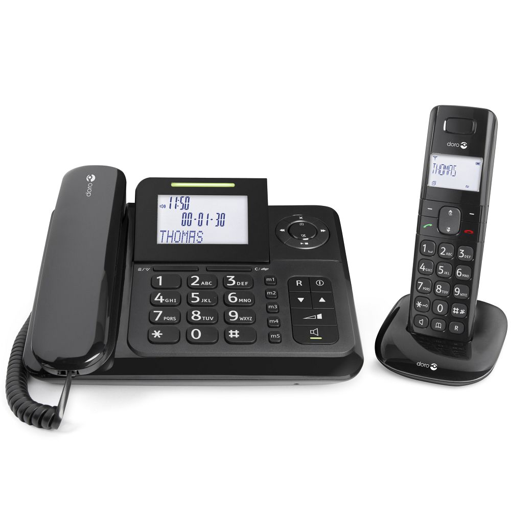 Doro Comfort 4005 Combo – bordstelefon med trådlöst handset