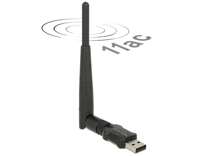 Delock WLAN USB 2.0-sticka Dualband 2,4/5 GHz WLAN AC 433