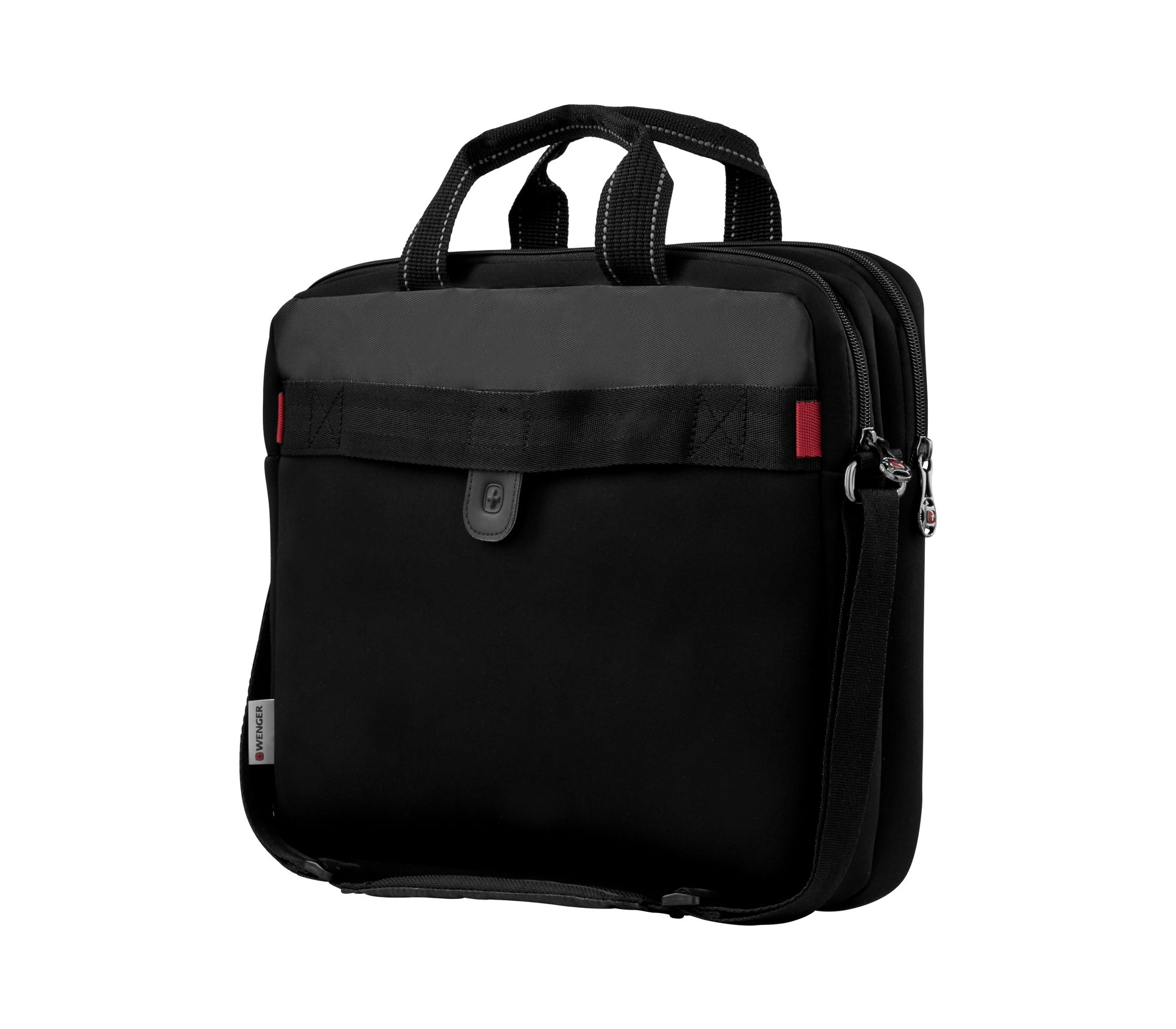 Wenger Sherpa slimmad laptopväska för 16 tum med tabletfack – svart