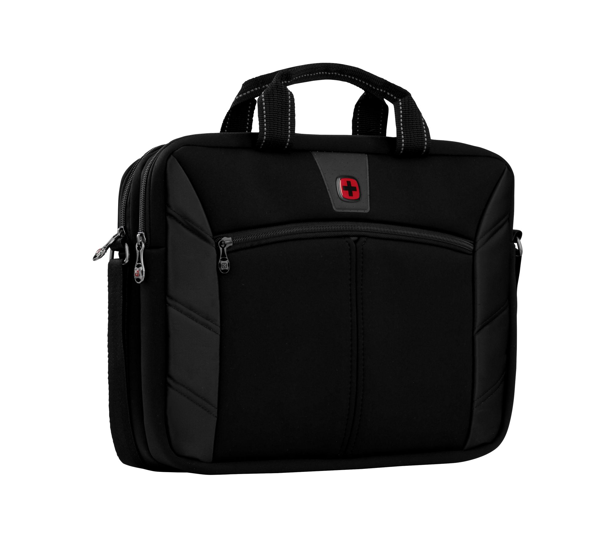 Wenger Sherpa slimmad laptopväska för 16 tum med tabletfack – svart