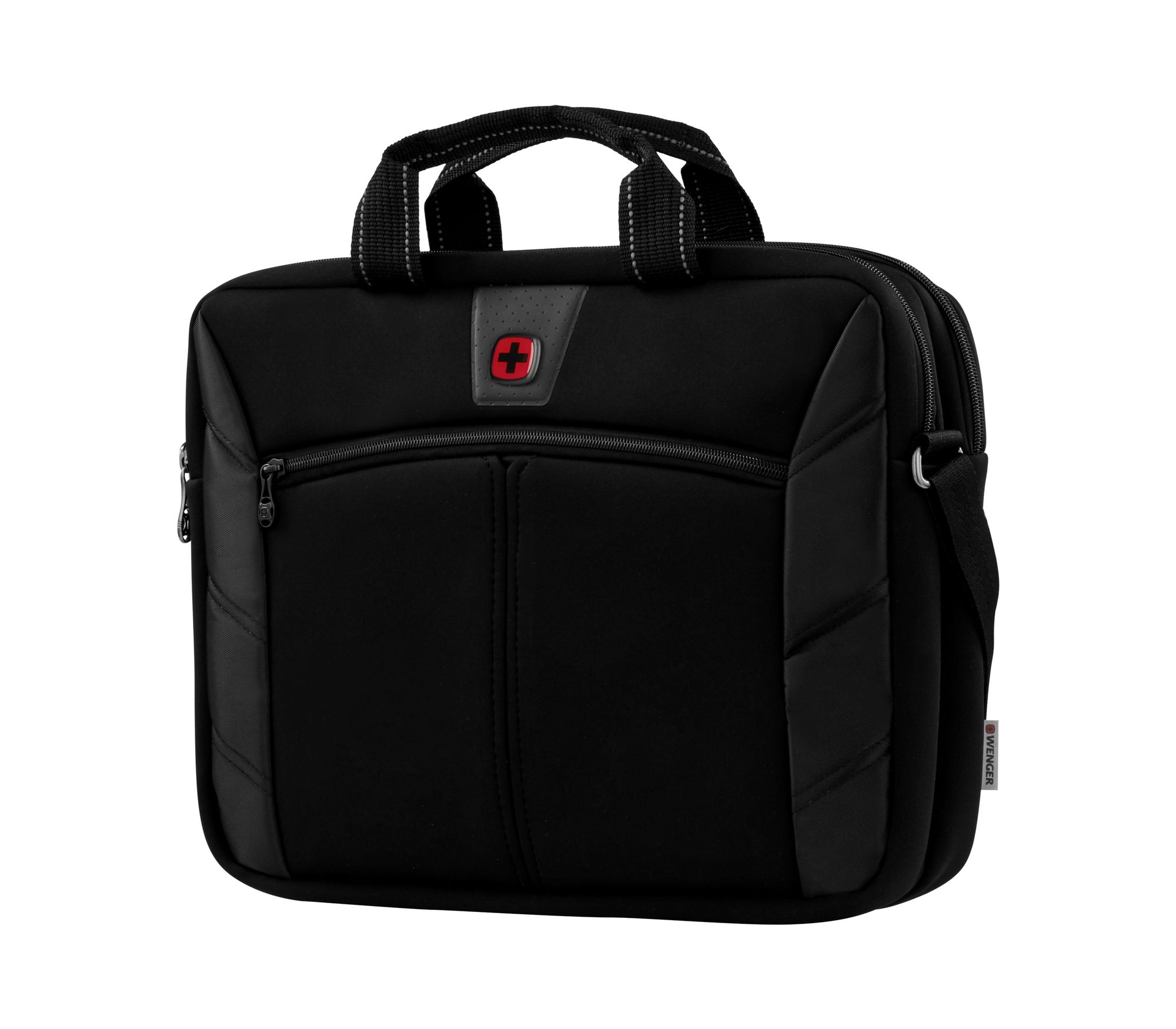 Wenger Sherpa slimmad laptopväska för 16 tum med tabletfack – svart