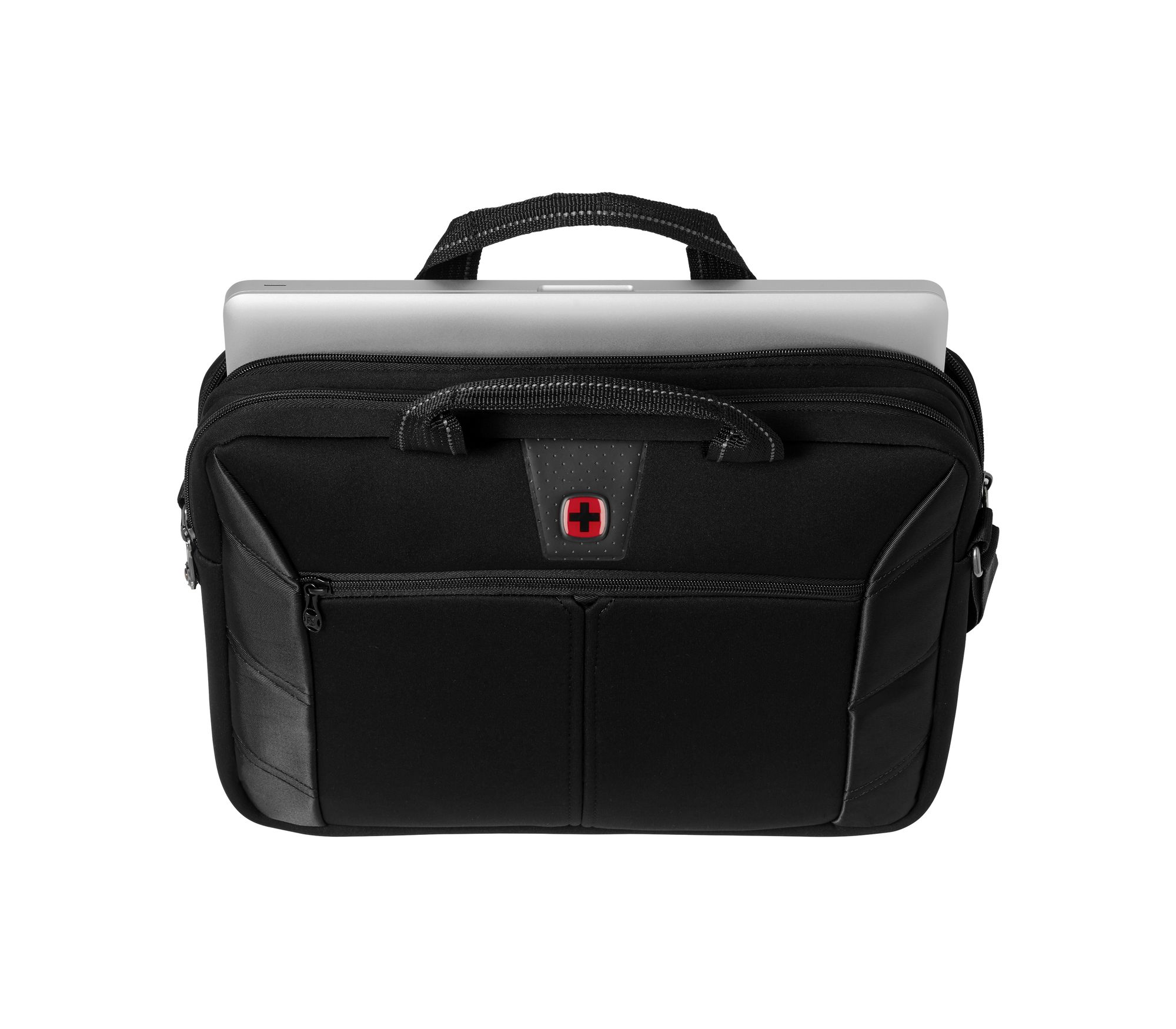 Wenger Sherpa slimmad laptopväska för 16 tum med tabletfack – svart