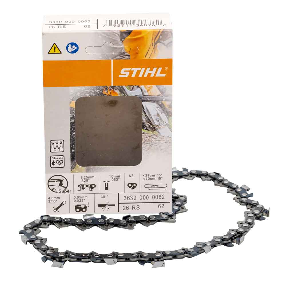 Stihl 36390000062 sågkedja .325 1,6 mm 62 drivlänkar 37 cm