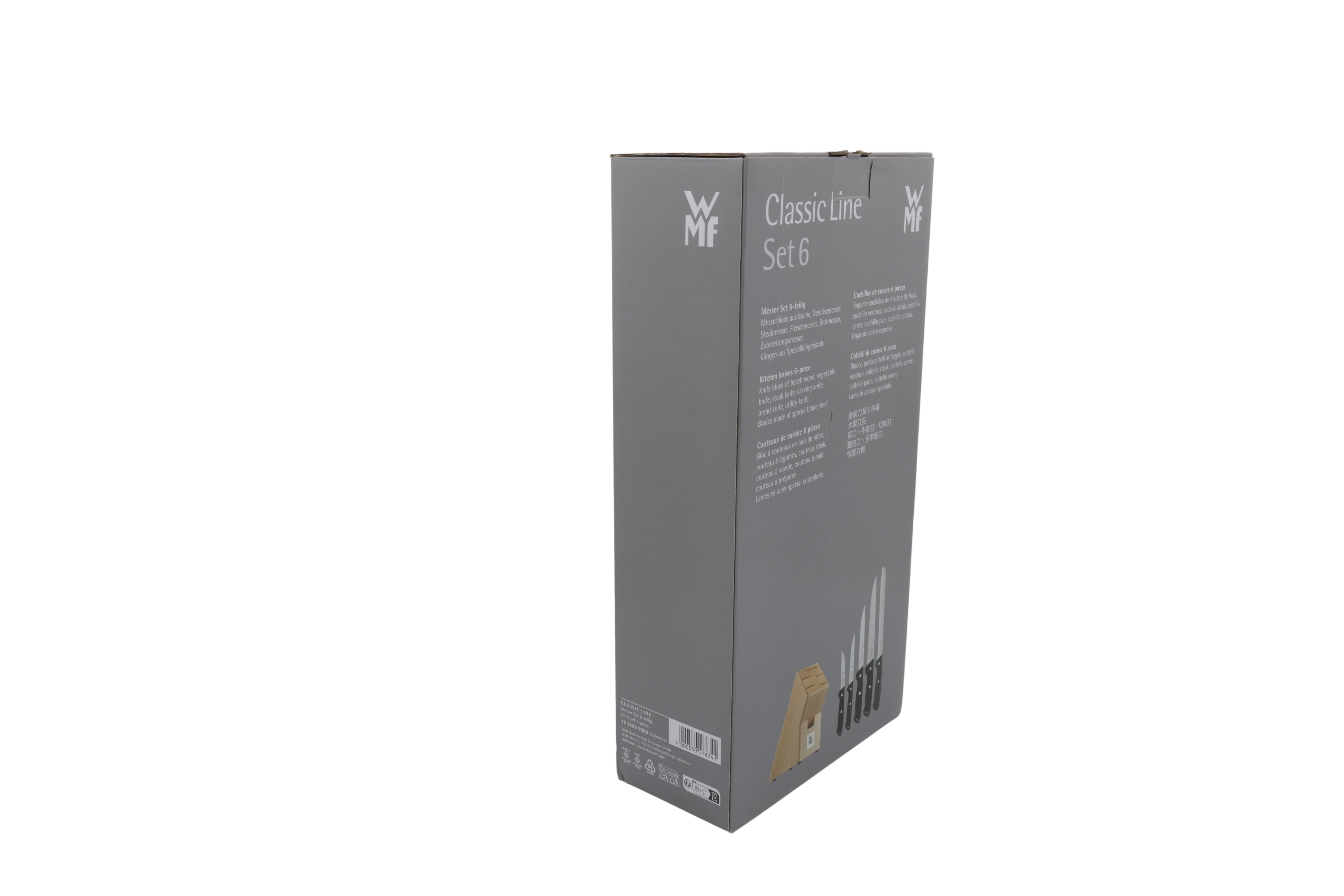 WMF 1874699990 knivblock 6-delat Classic Line