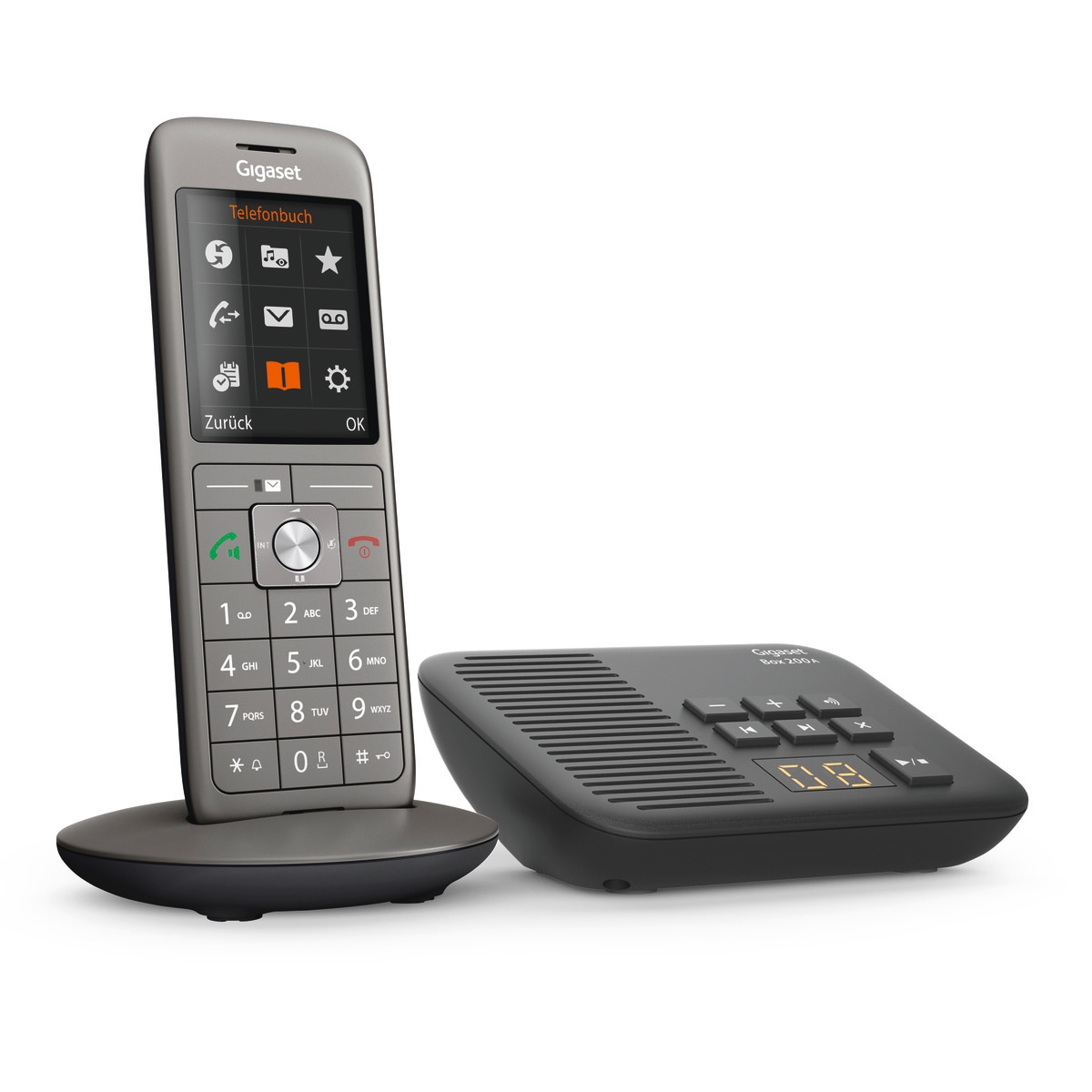 Gigaset CL660A trådlös telefon med telefonsvarare