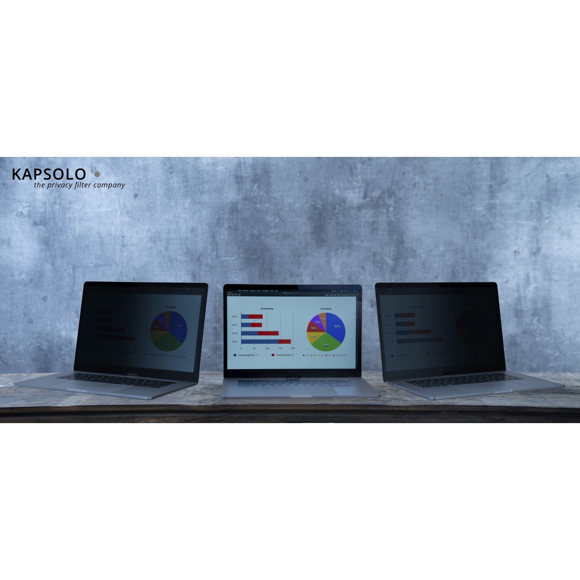 KAPSOLO 2-vägs integritetsfilter (plug-in) för HP Elite x2 1012 G2
