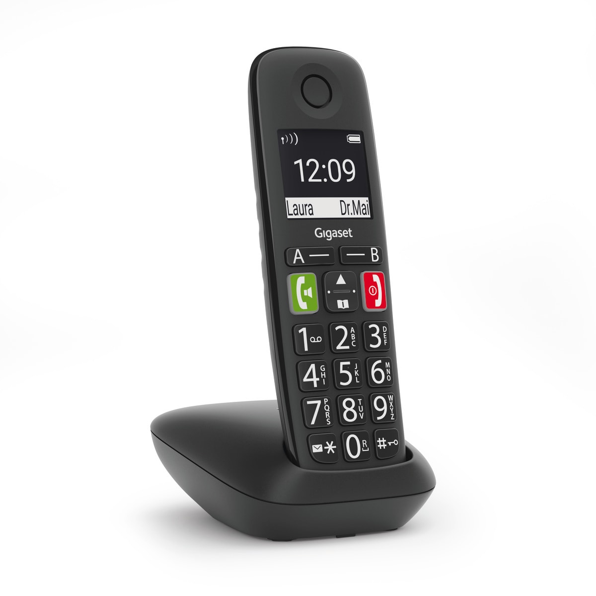 Gigaset E290HX stort knappmobilhandset med laddningsställ