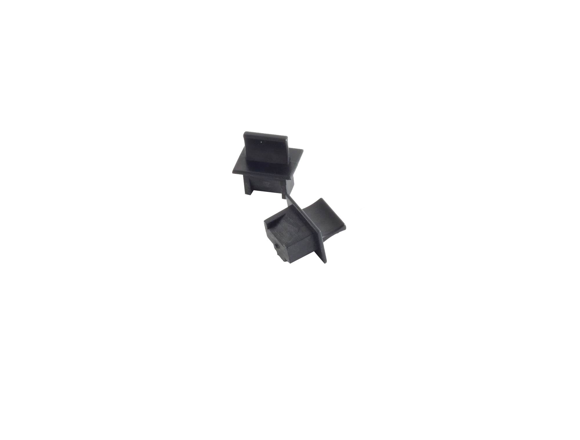 RJ45 dammskydd/blindplugg VPE 100, svart