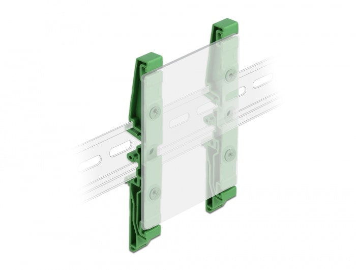 Delock Hutschienenclip för kretskort 115 mm (4 st)