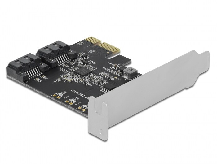 Delock 2-portars SATA PCI Express-kort – low profile