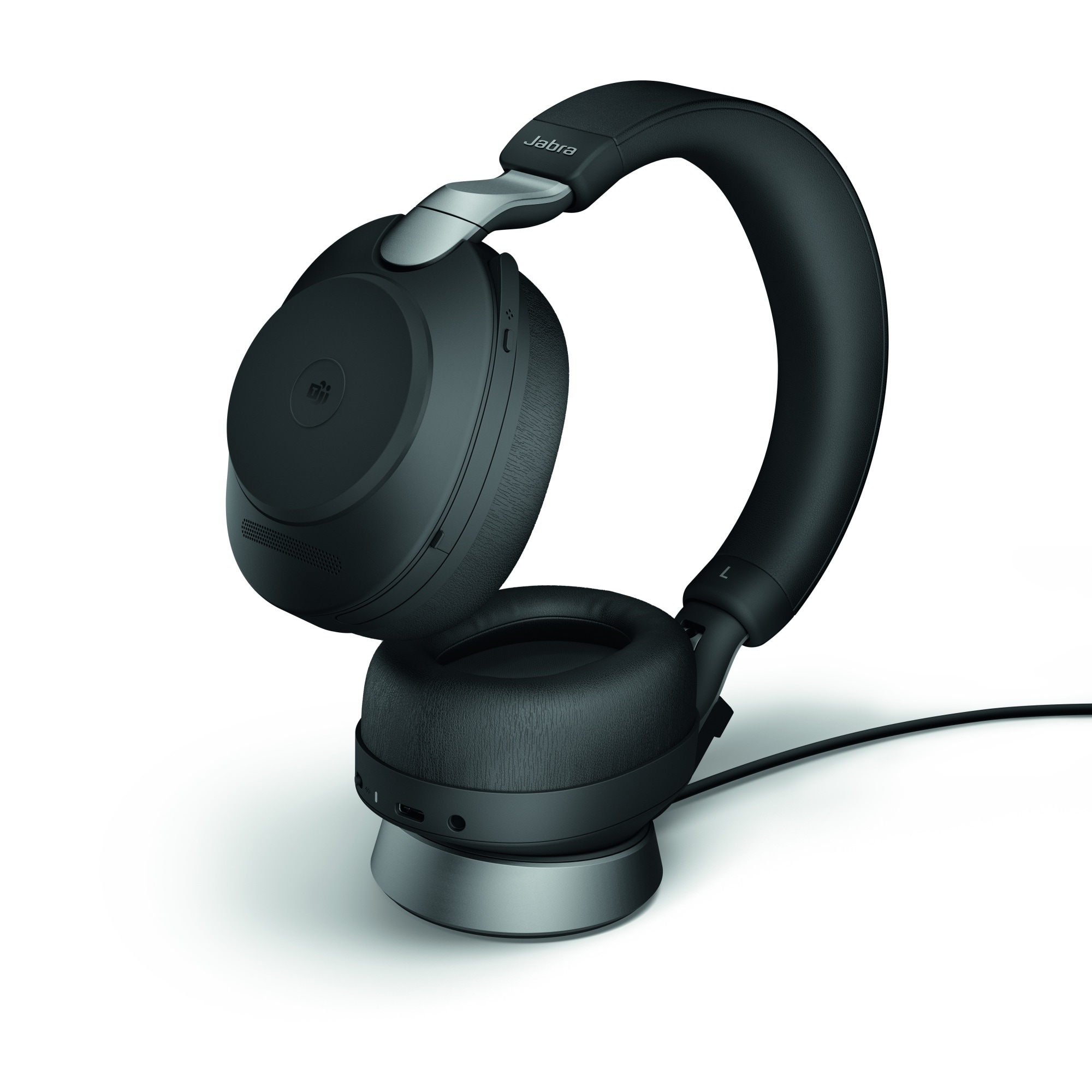 Jabra Evolve2 85 MS Stereo USB-C svart med laddstation