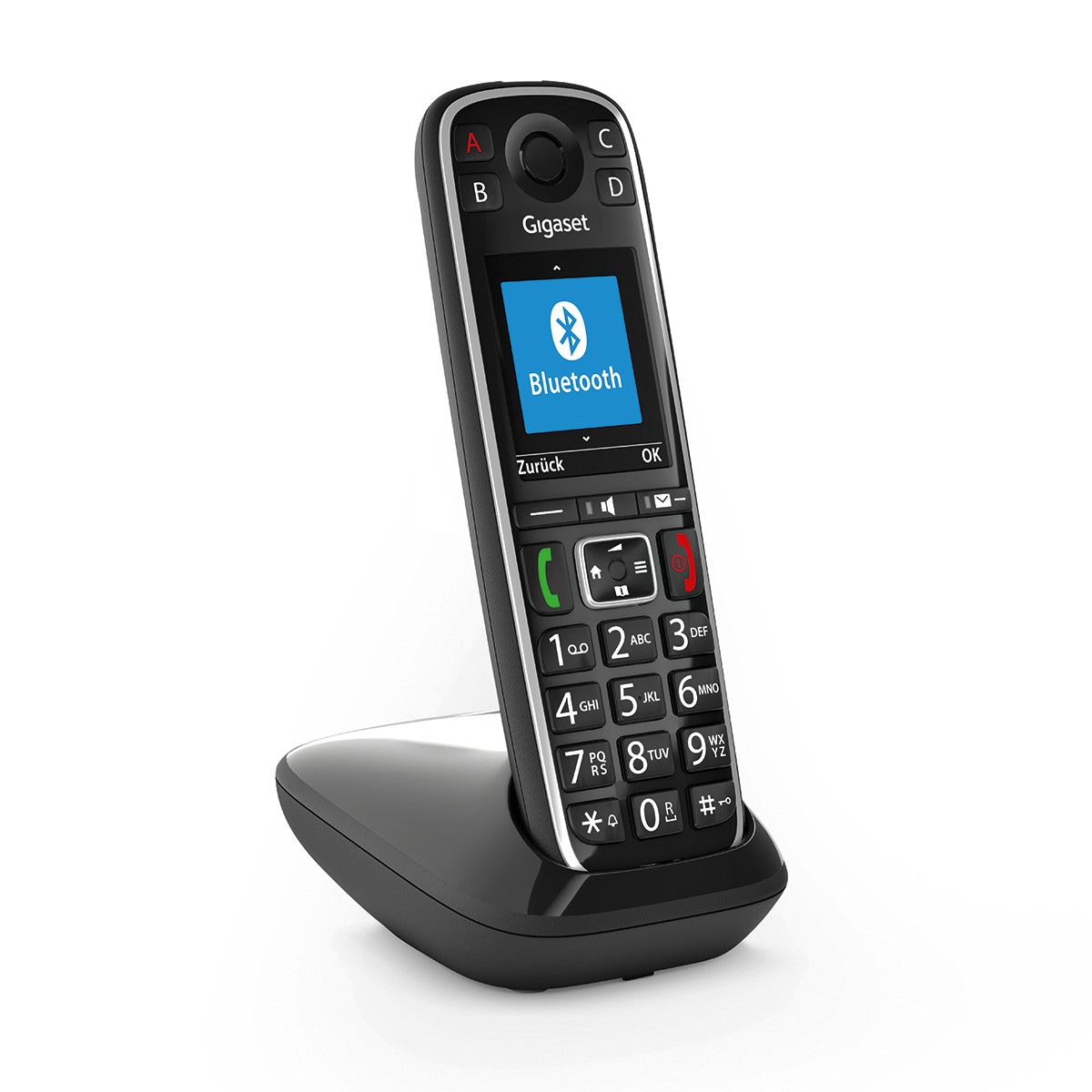 Gigaset E720 trådlös telefon – svart