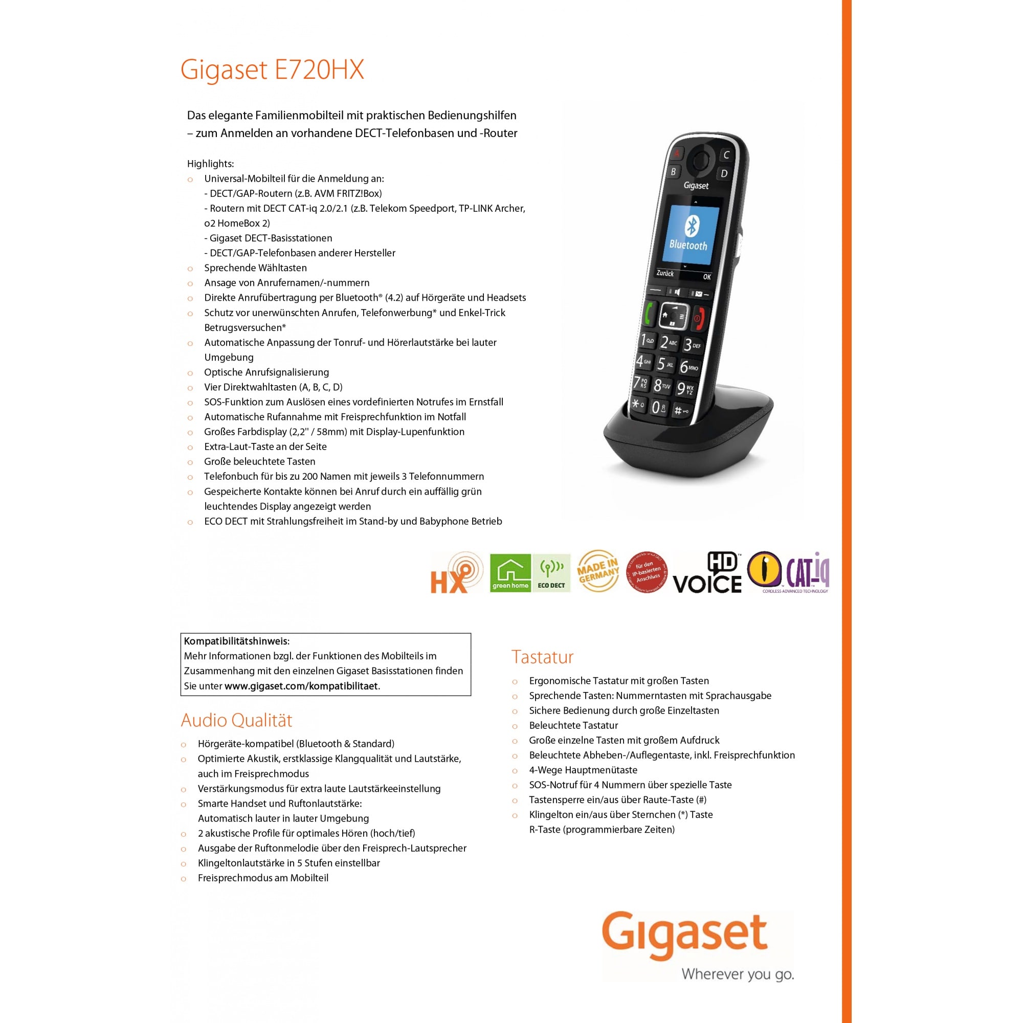 Gigaset E720HX