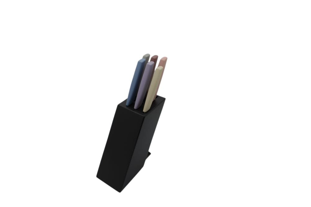 Victorinox V-6.71 86.66 Swiss Modern knivblok, 6-delt, bøgetræ