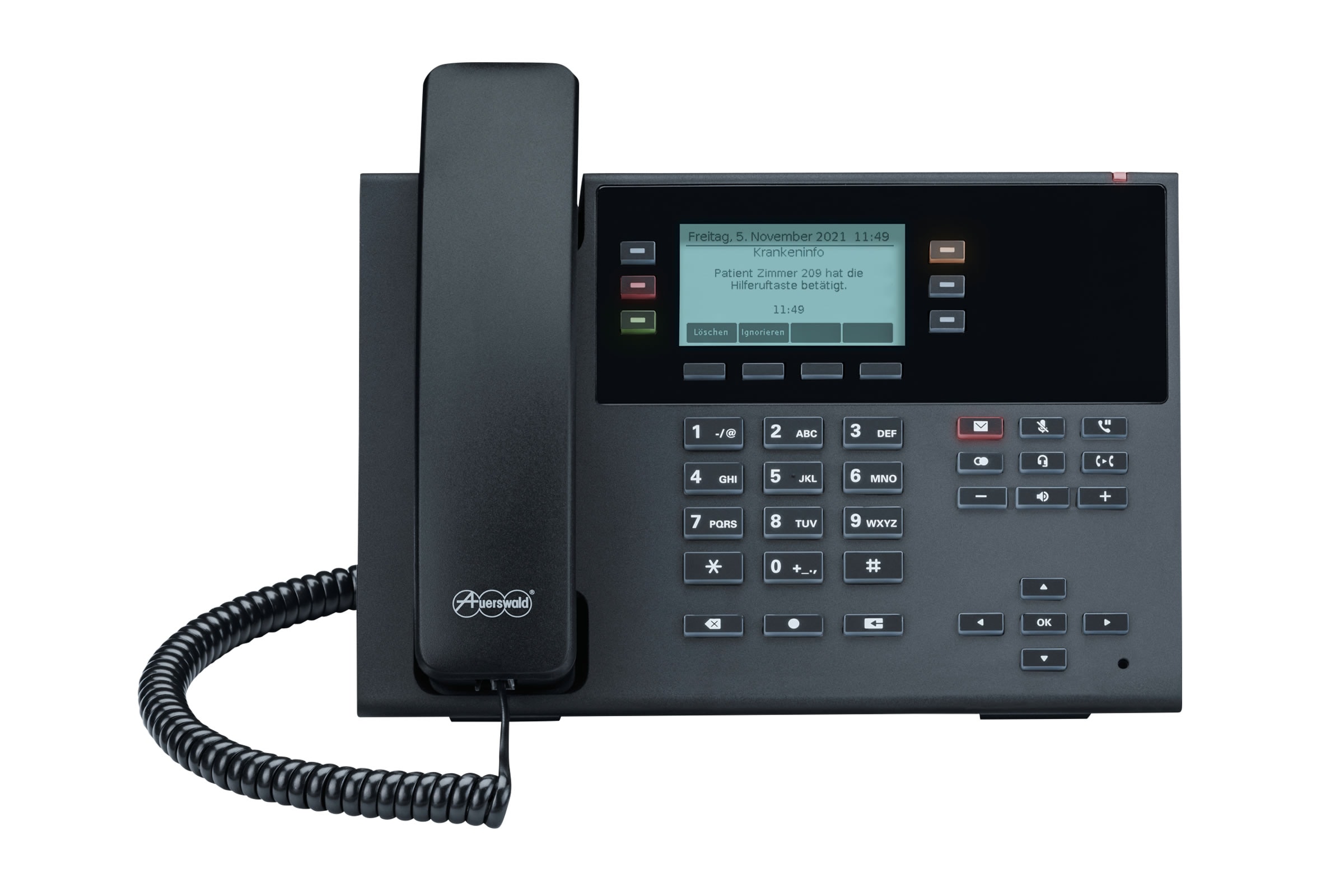 Auerswald COMfortel D-210 SIP-telefon med utbyggnadsoption
