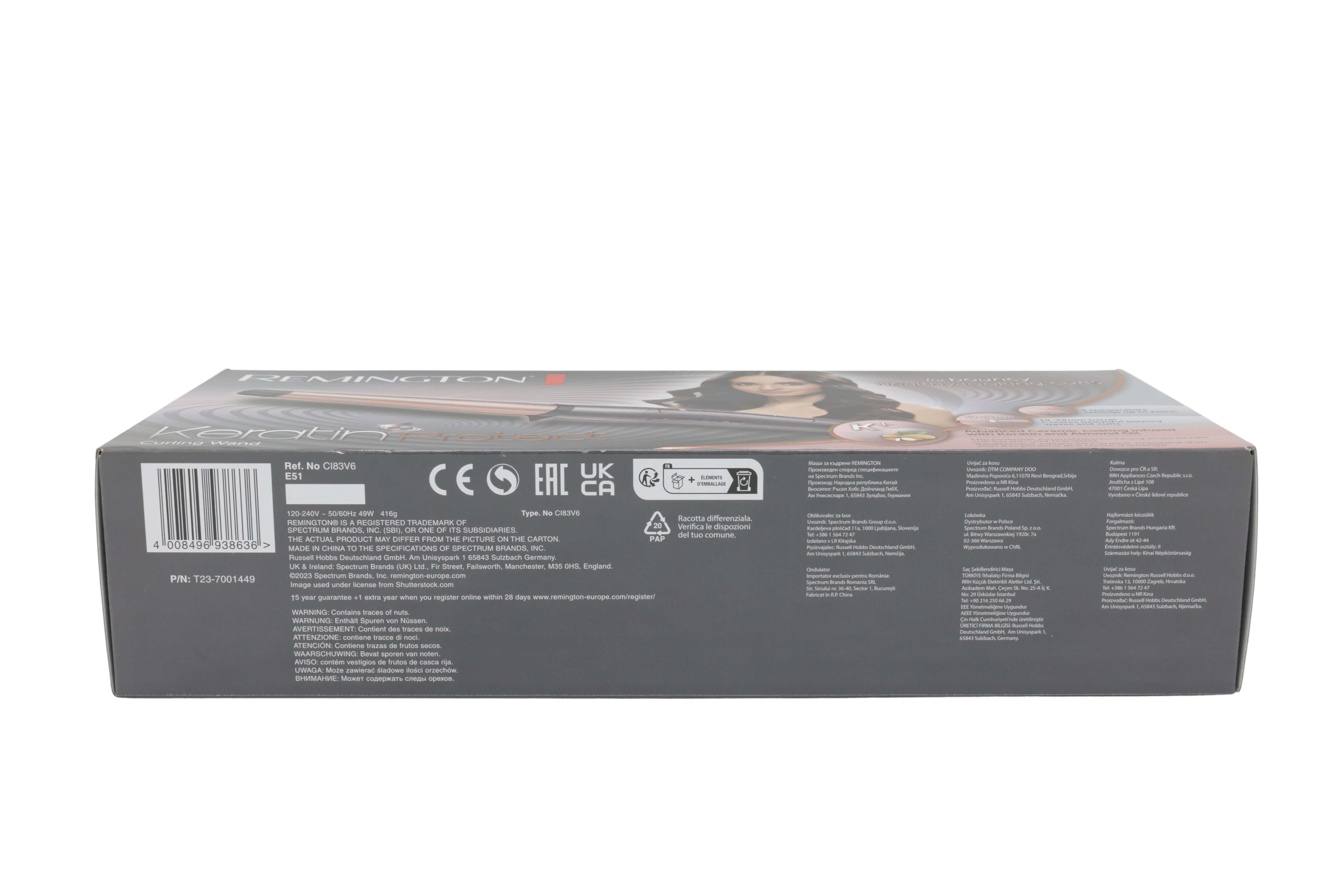 Remington CI83V6 Locktång Keratin Protect