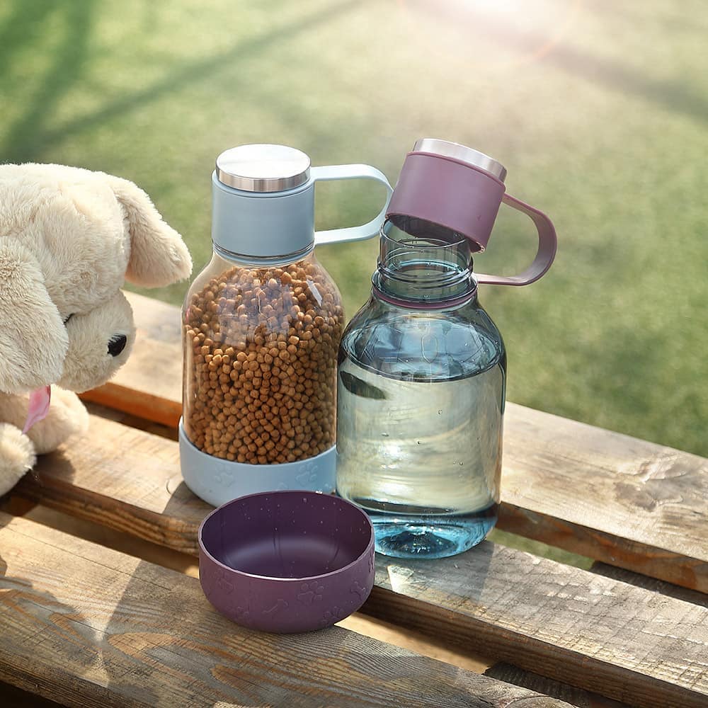 Asobu Dog Bowl Bottle Lite – flaska i Tritan med hundskål 1,5 liter