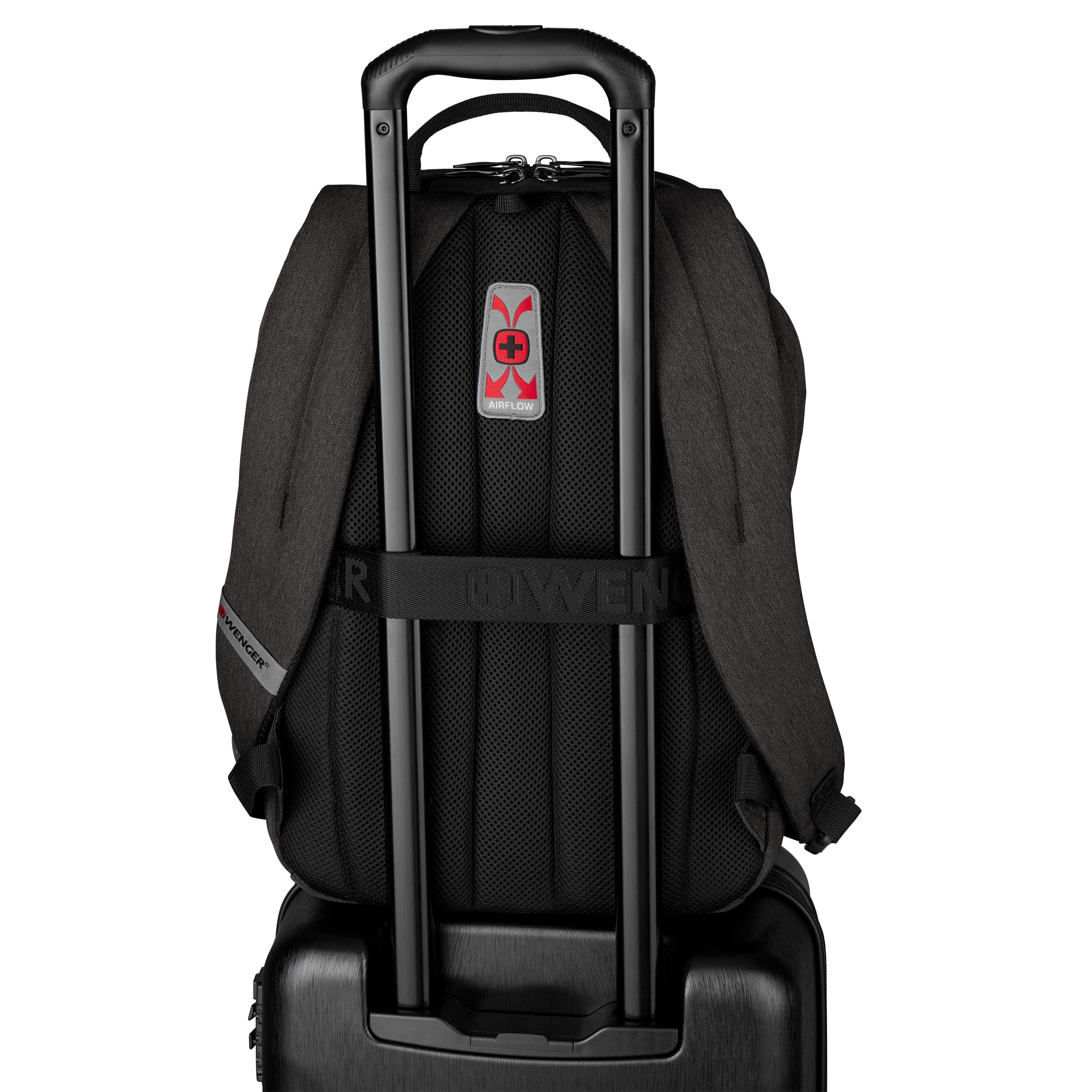 Wenger MX Light 16-tums laptopryggsäck med tabletfack – grå