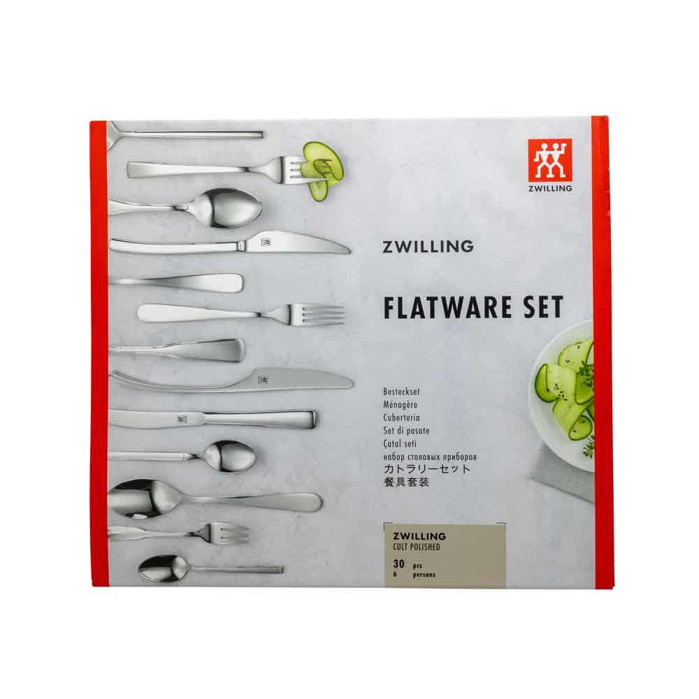 BSF / Zwilling 02172-308-0 Bestickset Cult, polerat, 30 delar