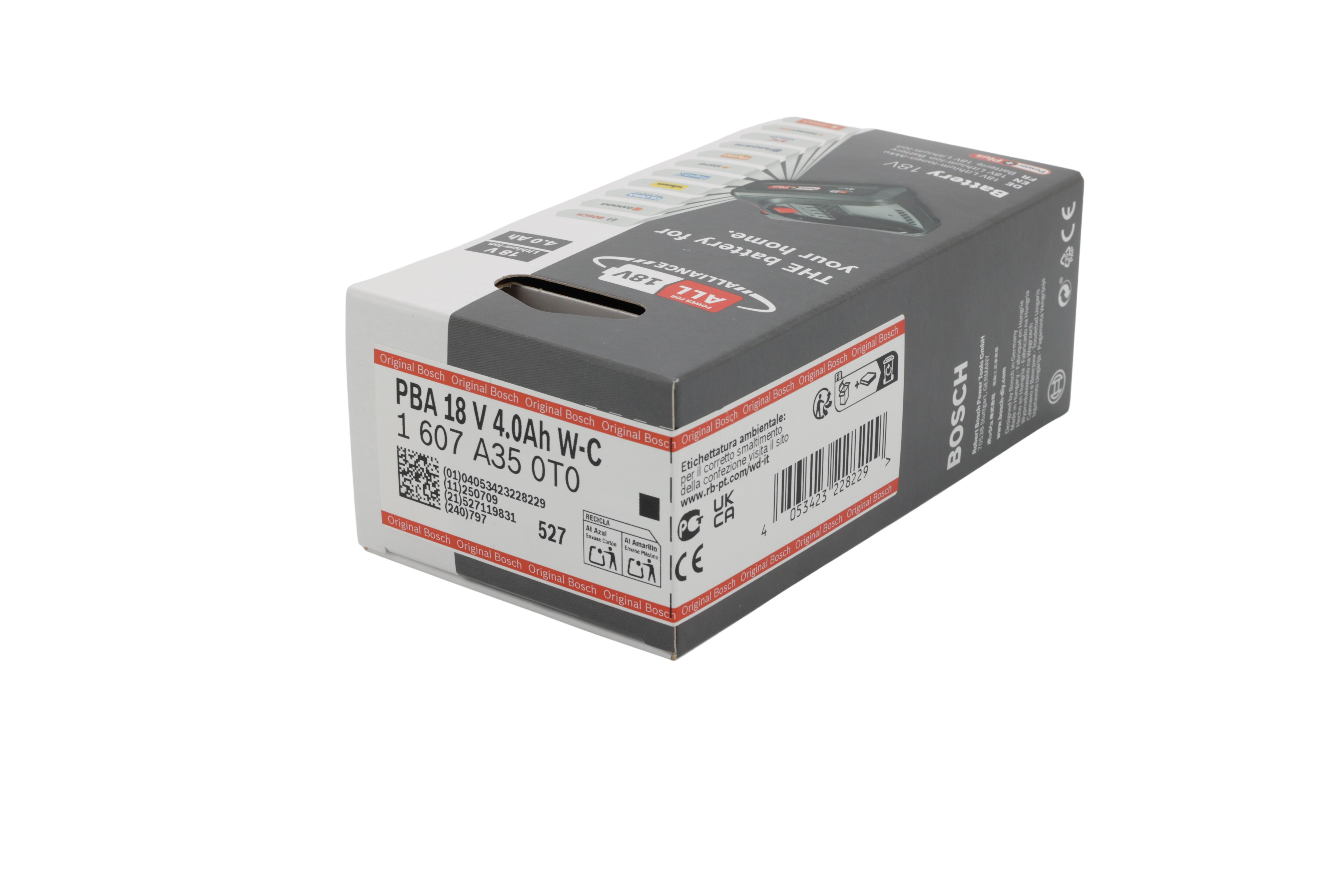 Bosch Home and Garden Akku 18V 4,0 Ah PowerPlus – 1 batteri