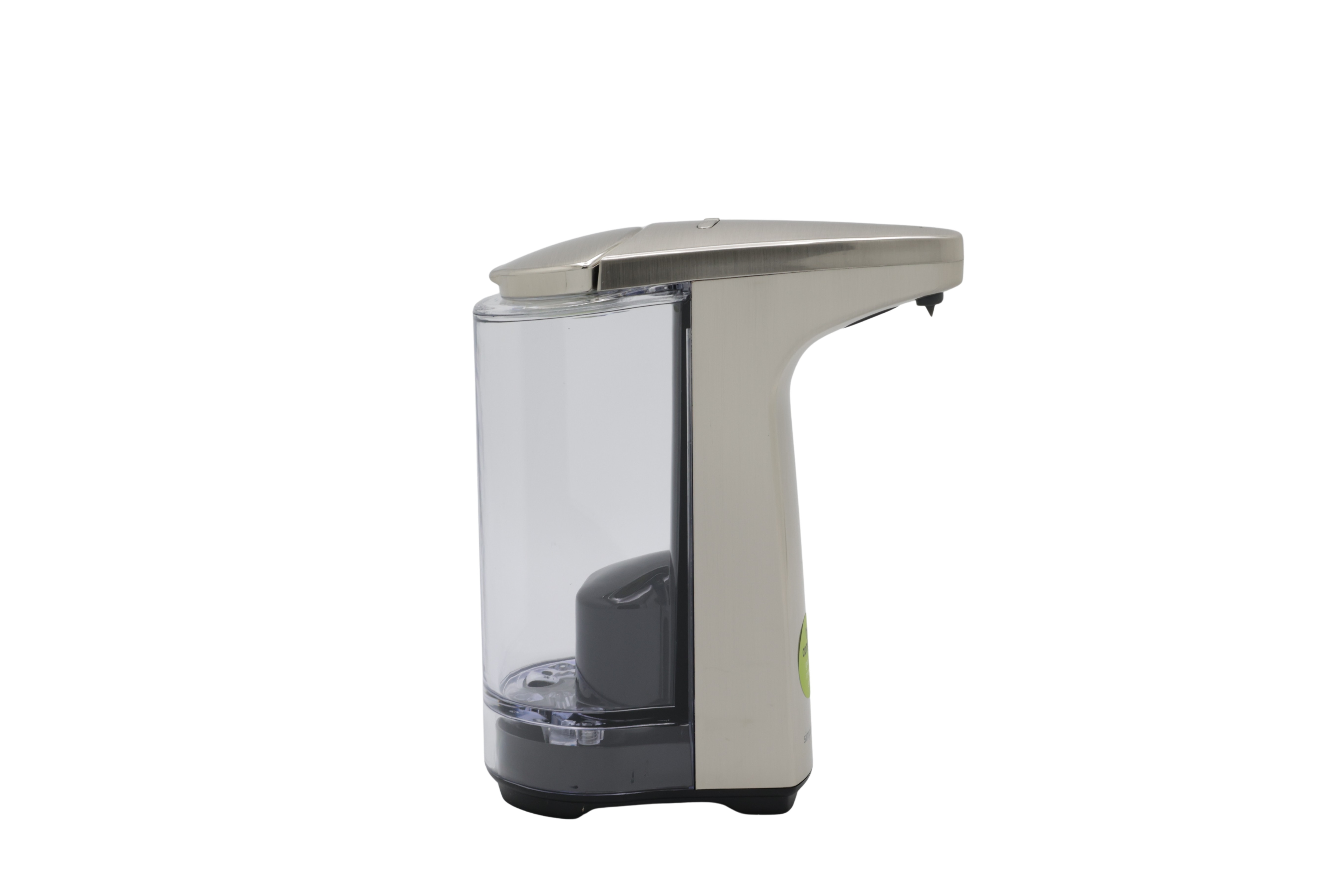simplehuman batteridriven sensorsdispenser, borstad nickel