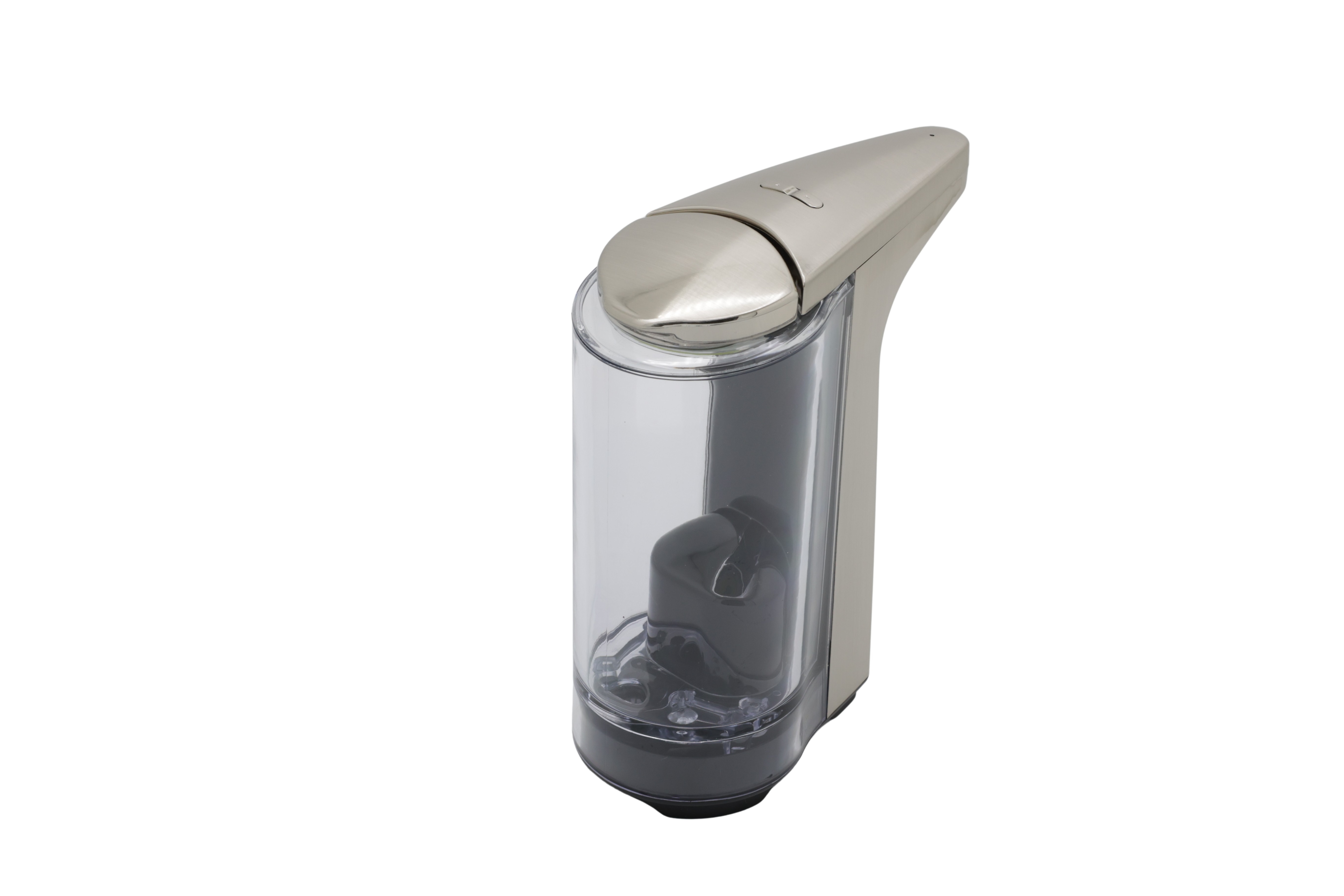 simplehuman batteridriven sensorsdispenser, borstad nickel