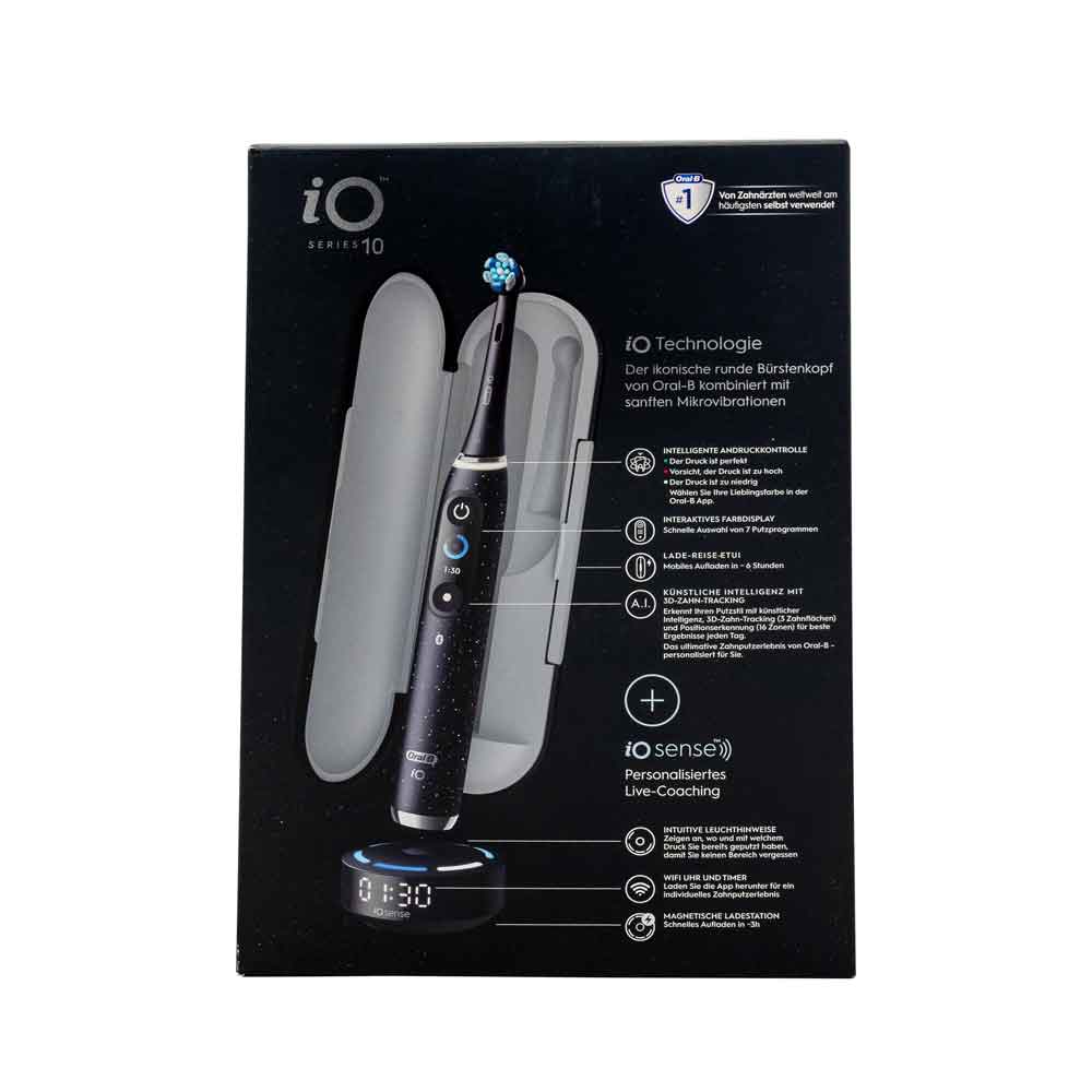 Braun Oral-B iO Series 10 Black Onyx Luxe Edition elektrisk tandborste