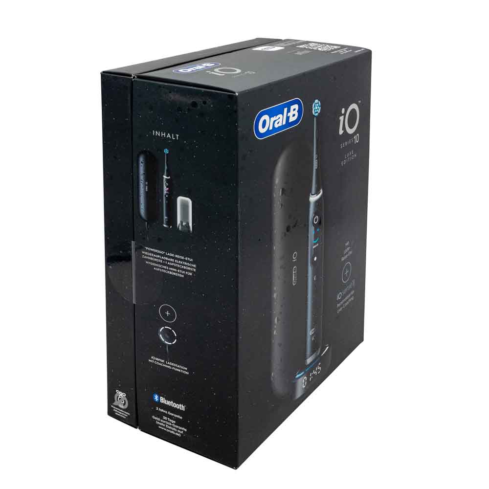 Braun Oral-B iO Series 10 Black Onyx Luxe Edition elektrisk tandborste