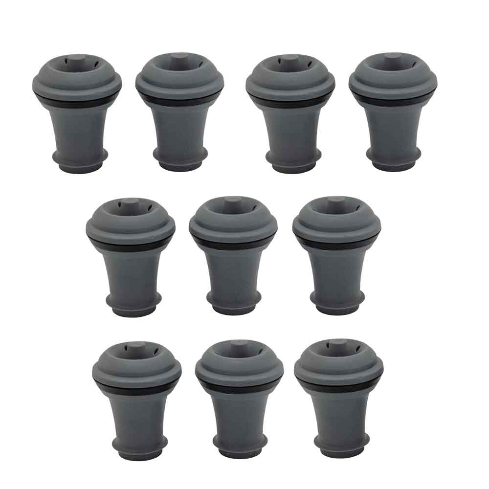 Vacu Vin vakuumproppar för vinpump, 10-pack (bulk)