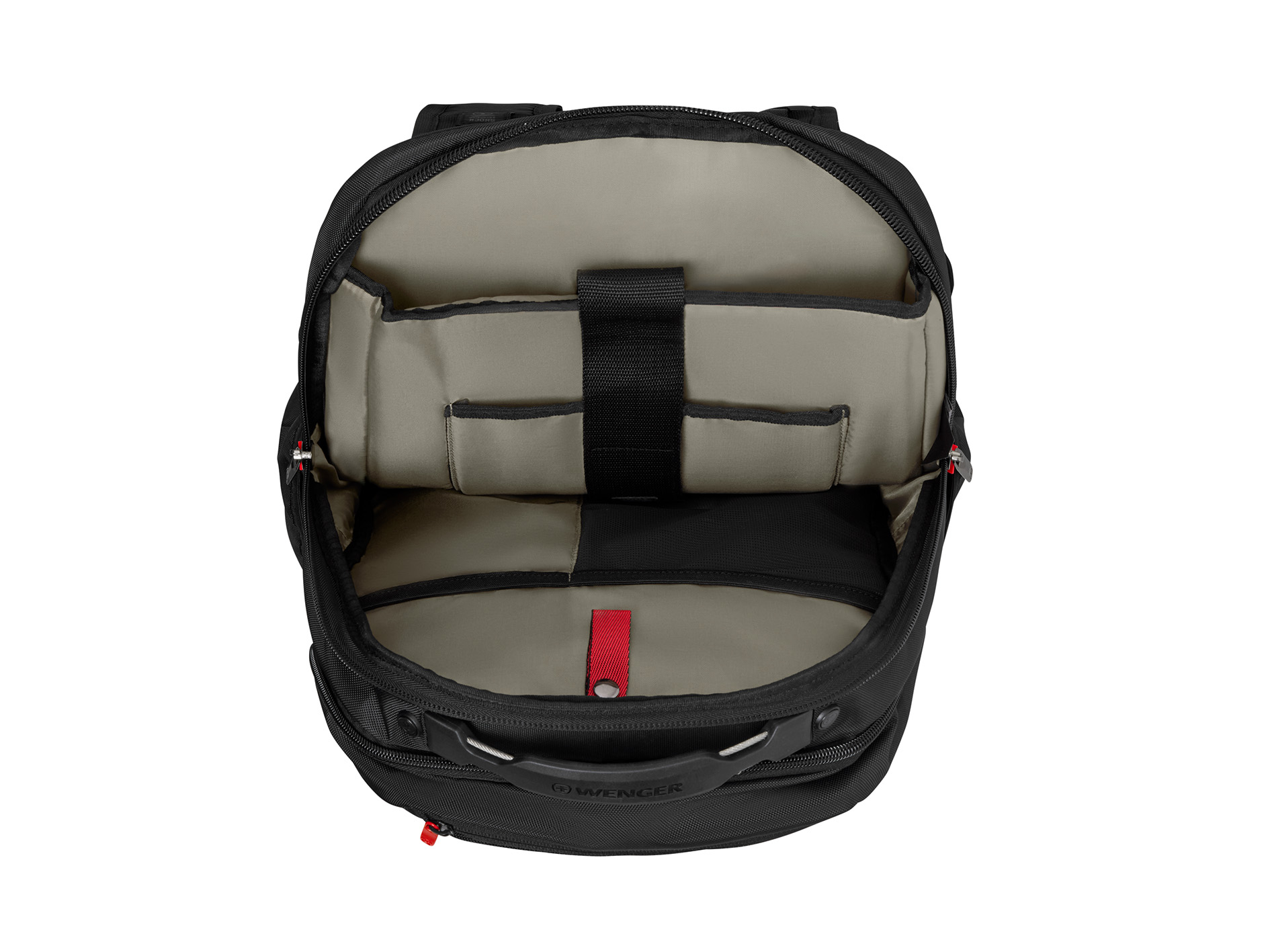 Wenger Cosmic laptopryggsäck för 17-tums laptop med tablet-fack – svart
