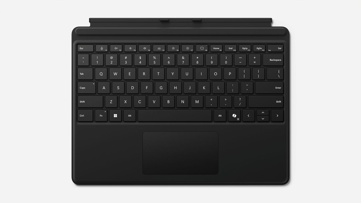 Microsoft Surface Pro Type Cover för Surface Pro 10/11, svart