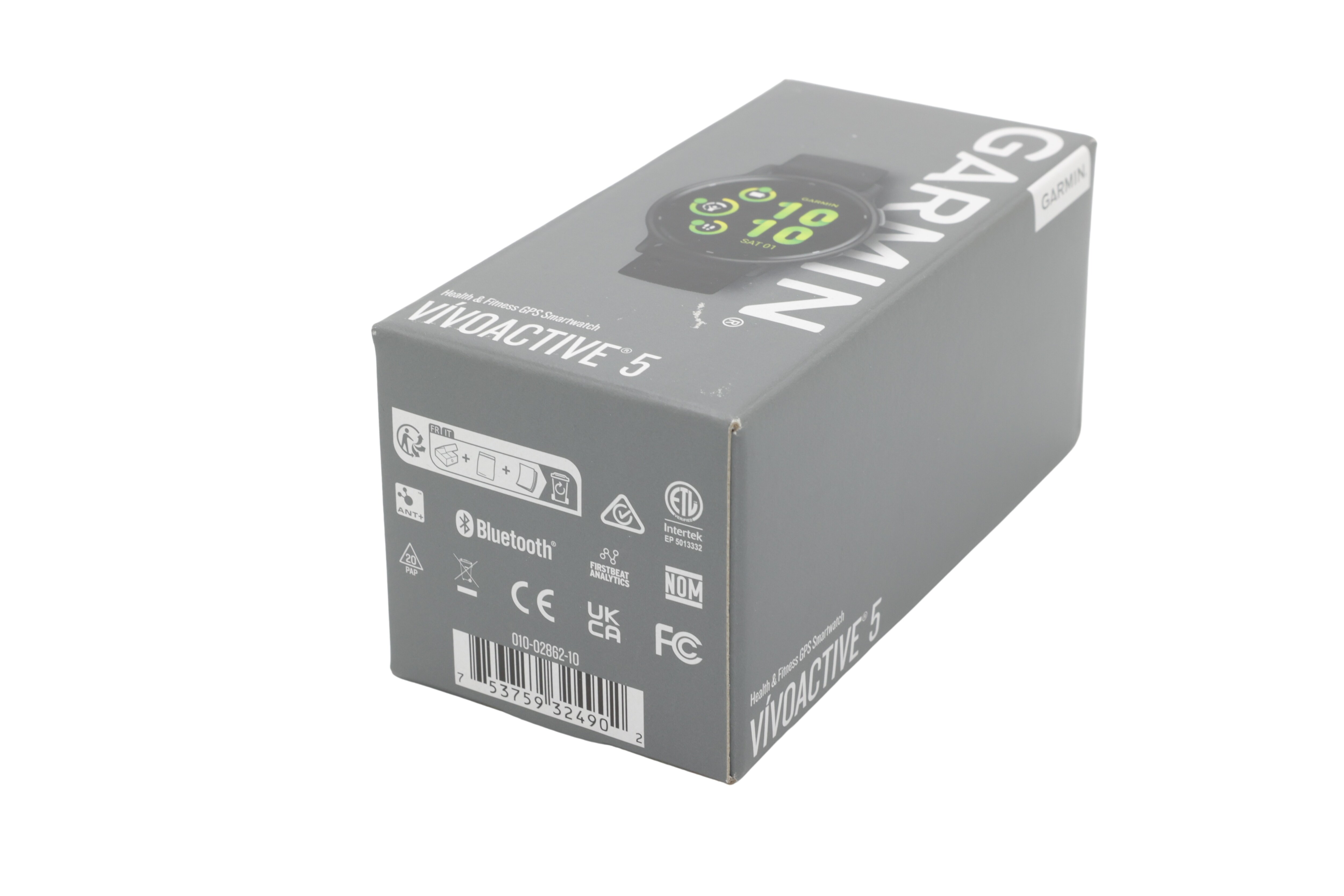 Garmin vivoactive 5 svart (42,20 mm, polymer, aluminium, endast WLAN, one size)