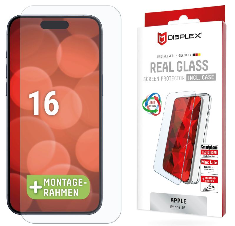 DISPLEX Glass Case iPhone 16