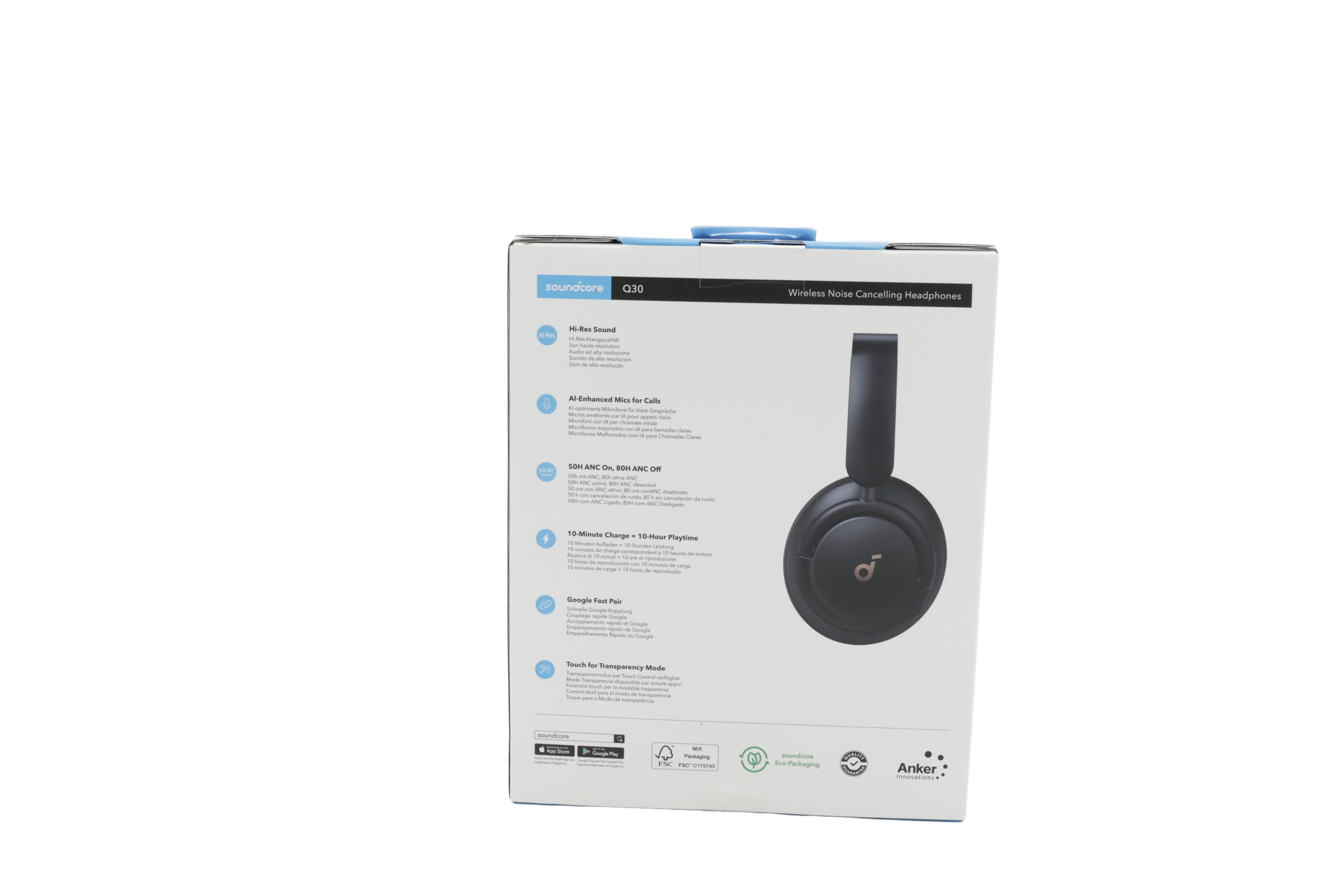 Anker Soundcore Life Q30 Bluetooth-hörlurar