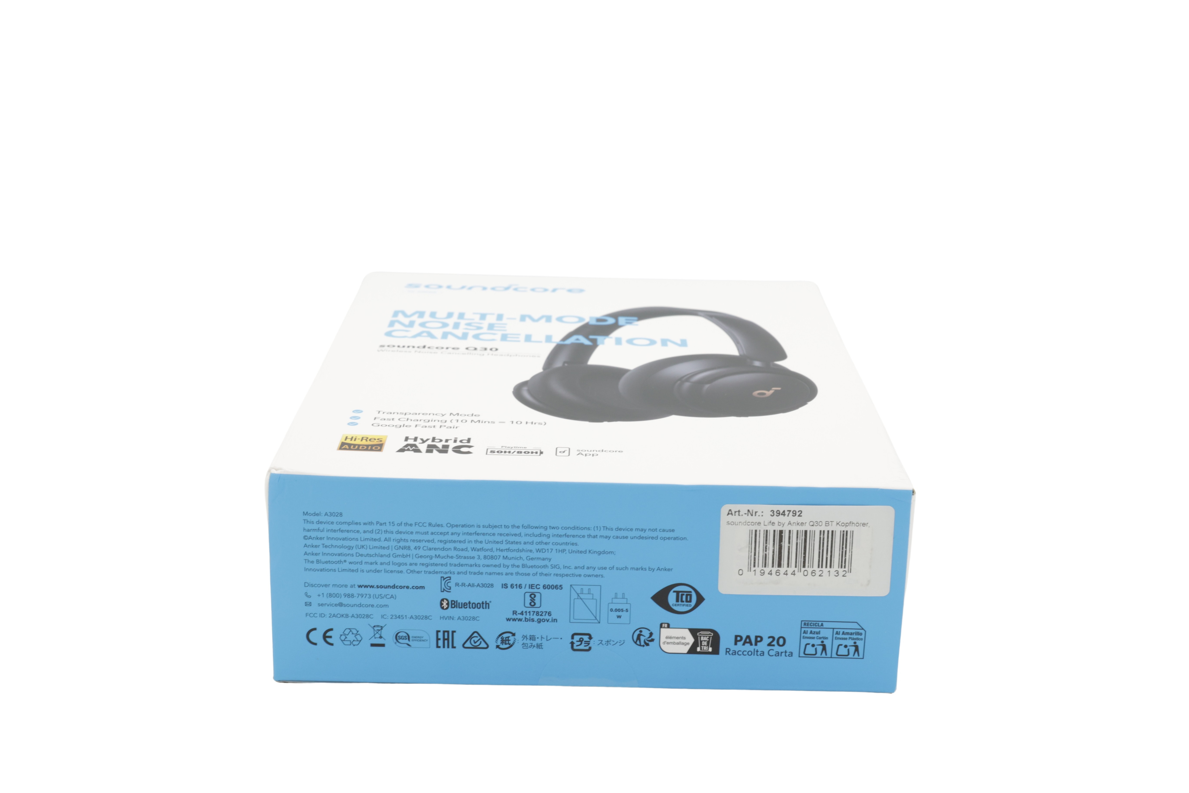 Anker Soundcore Life Q30 Bluetooth-hörlurar