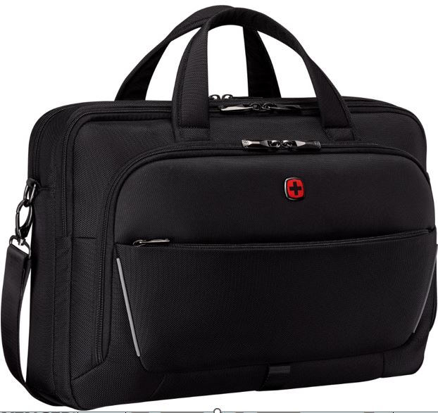 Wenger Meteor Brief 16–17" laptopväska med surfplattefack – svart