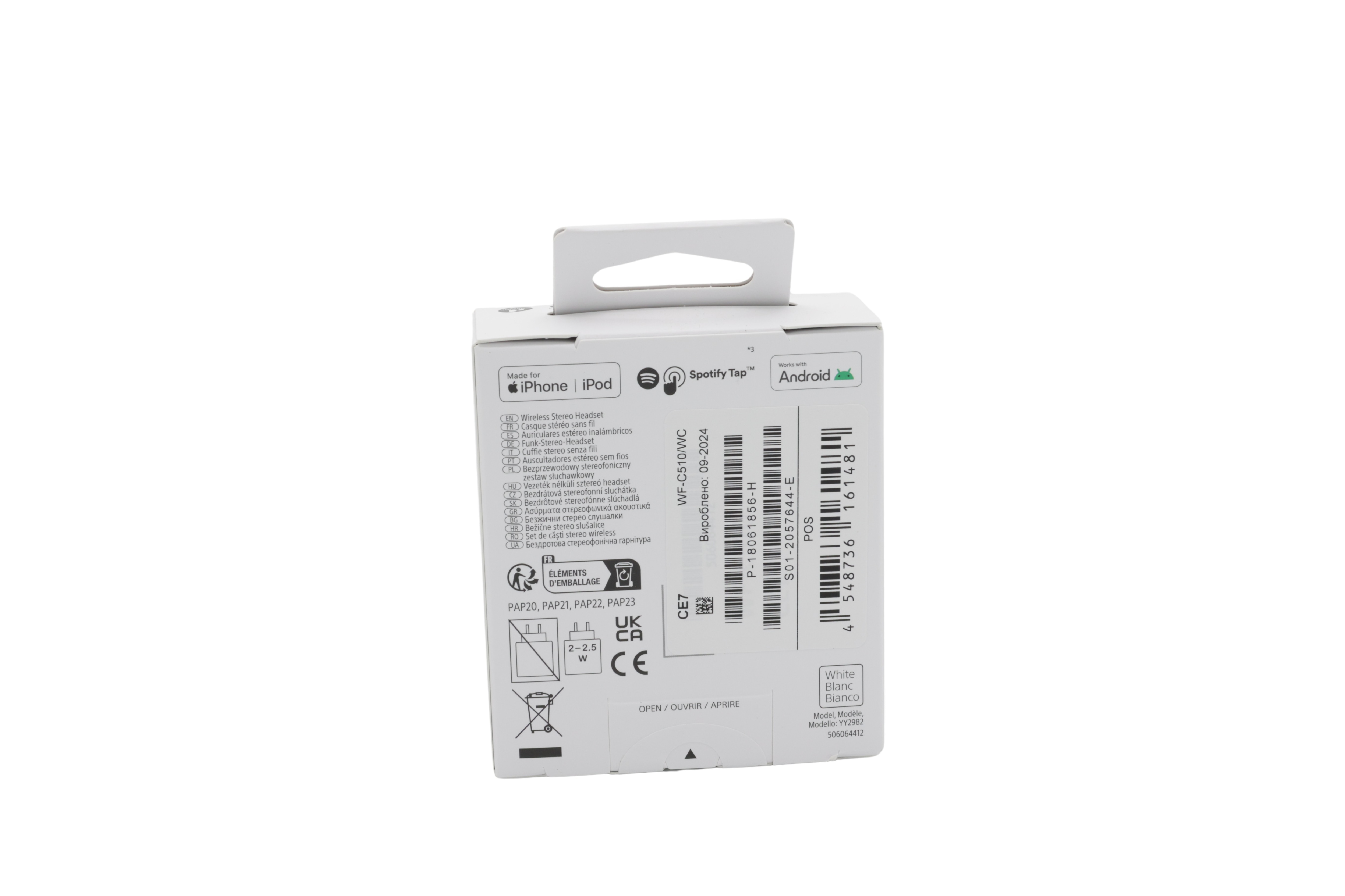 Sony WF-C510 – True Wireless-hörlurar med mikrofon